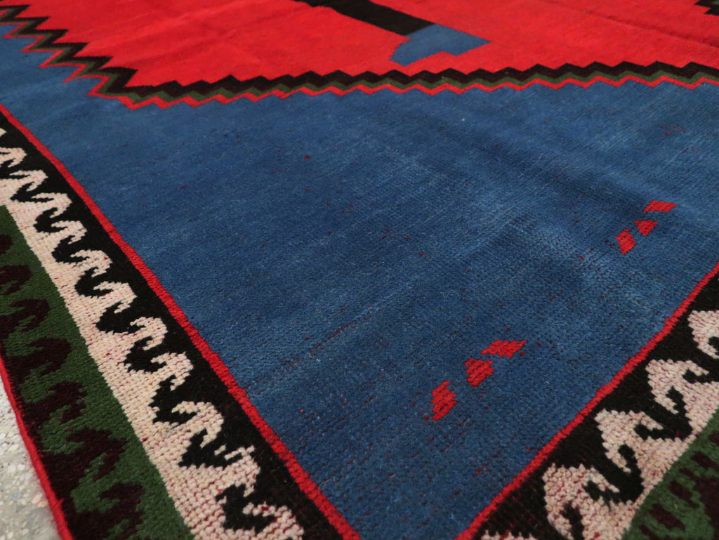 Contemporary Handmade Pictorial Accent Rug of Frankenstein, No.27762 - Galerie Shabab