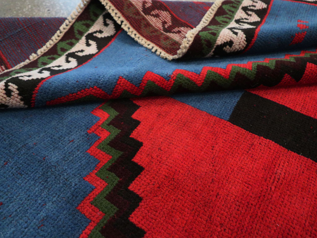 Contemporary Handmade Pictorial Accent Rug of Frankenstein, No.27762 - Galerie Shabab