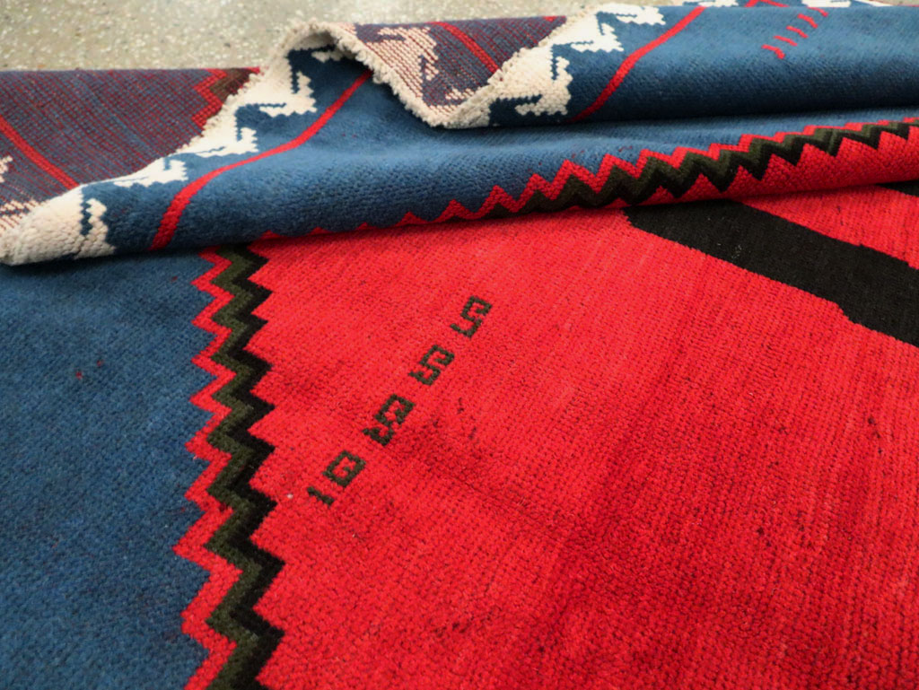 Modern Afghan Pictorial Frankenstein Rug, No.27763 - Galerie Shabab