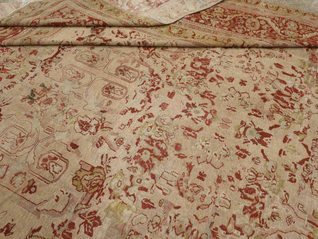 Antique Persian Mahal Oversize Carpet, No.27764 - Galerie Shabab