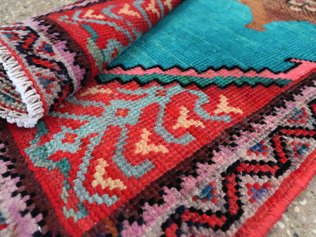 Vintage Pictorial Hamadan Rug, No.27780 - Galerie Shabab