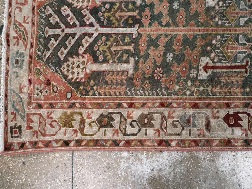 Vintage Persian Malayer Runner, No.27805 - Galerie Shabab