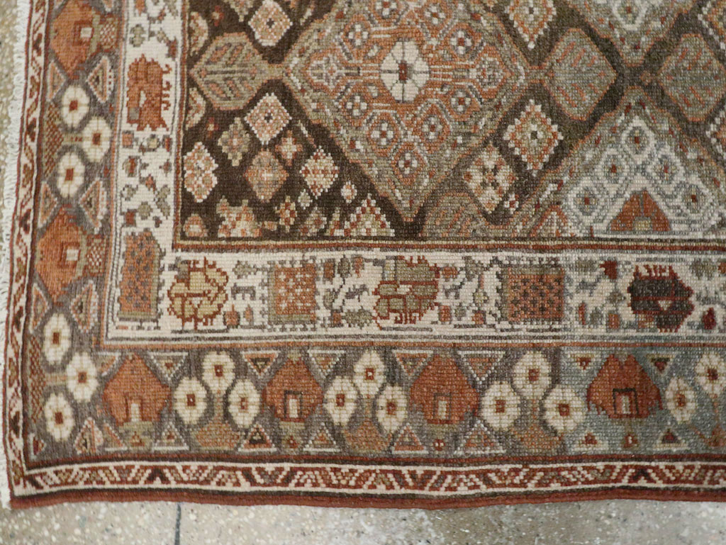 Vintage Persian Malayer Runner, No.27806 - Galerie Shabab