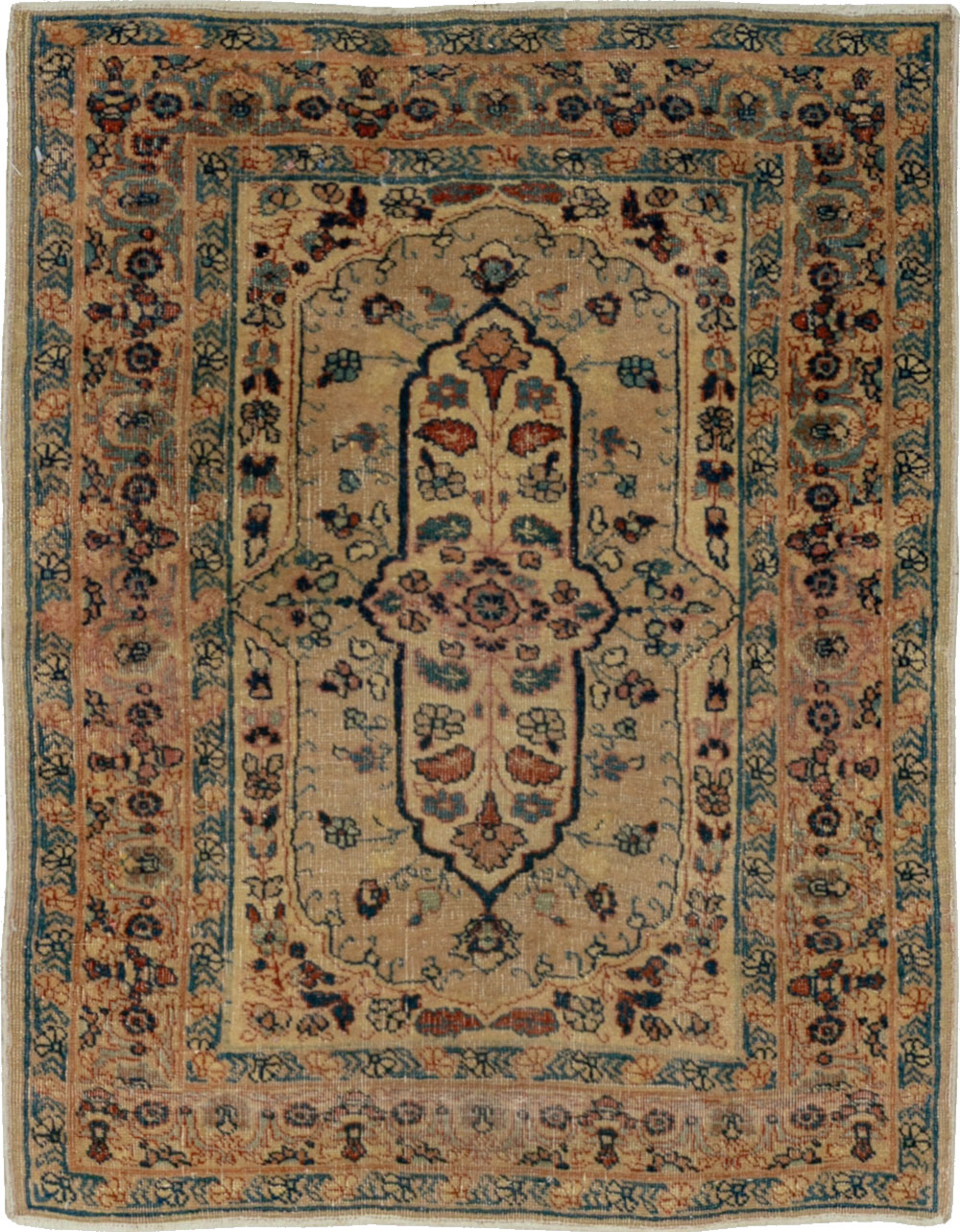 Antique Persian Tabriz Hagi Jalili Rug, No.27813 - Galerie Shabab