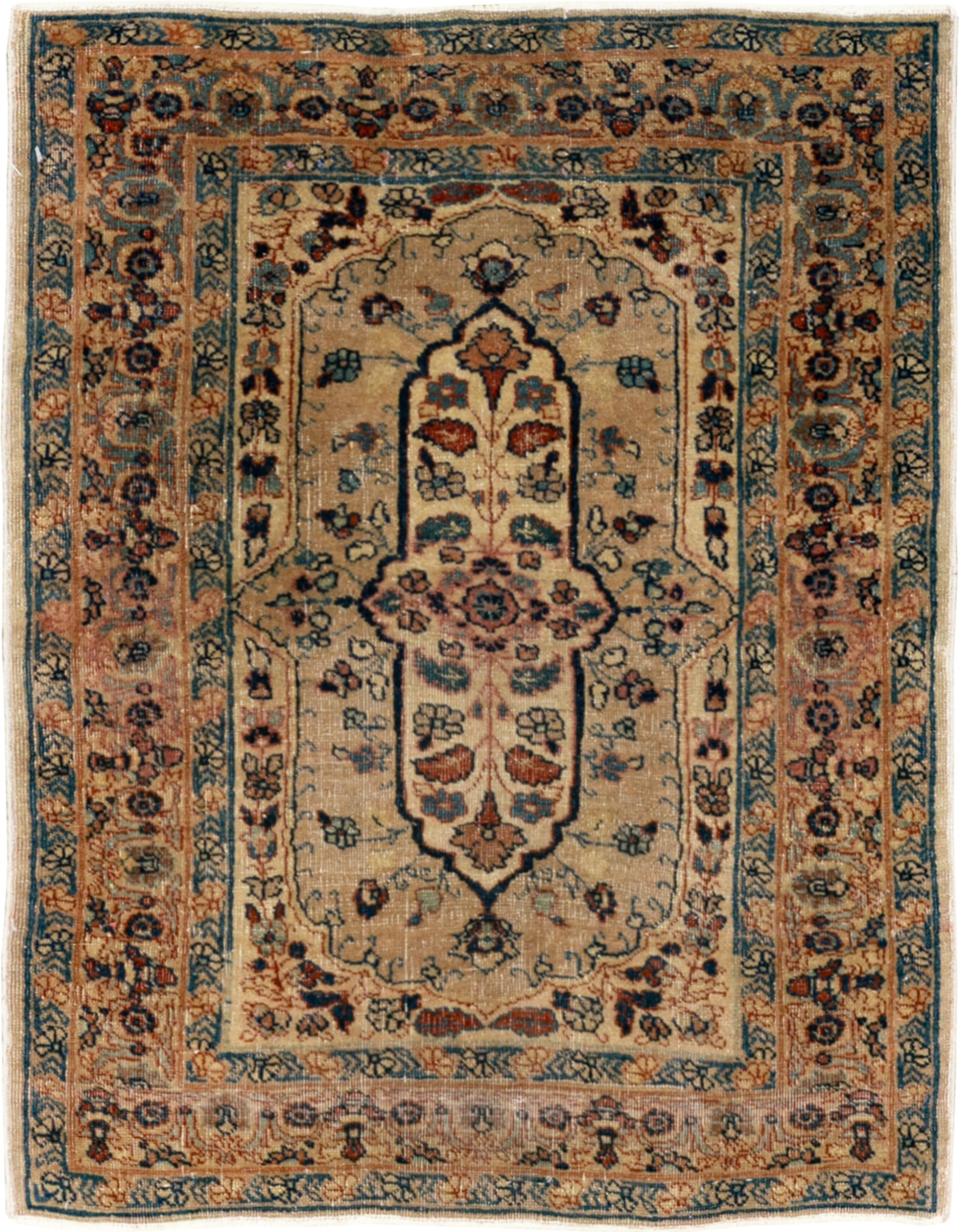 Antique Persian Tabriz Hagi Jalili Rug, No.27813 - Galerie Shabab
