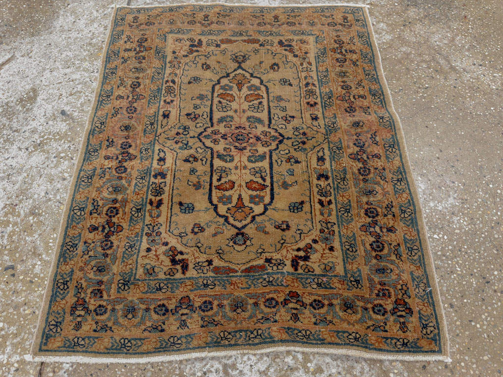 Antique Persian Tabriz Hagi Jalili Rug, No.27813 - Galerie Shabab