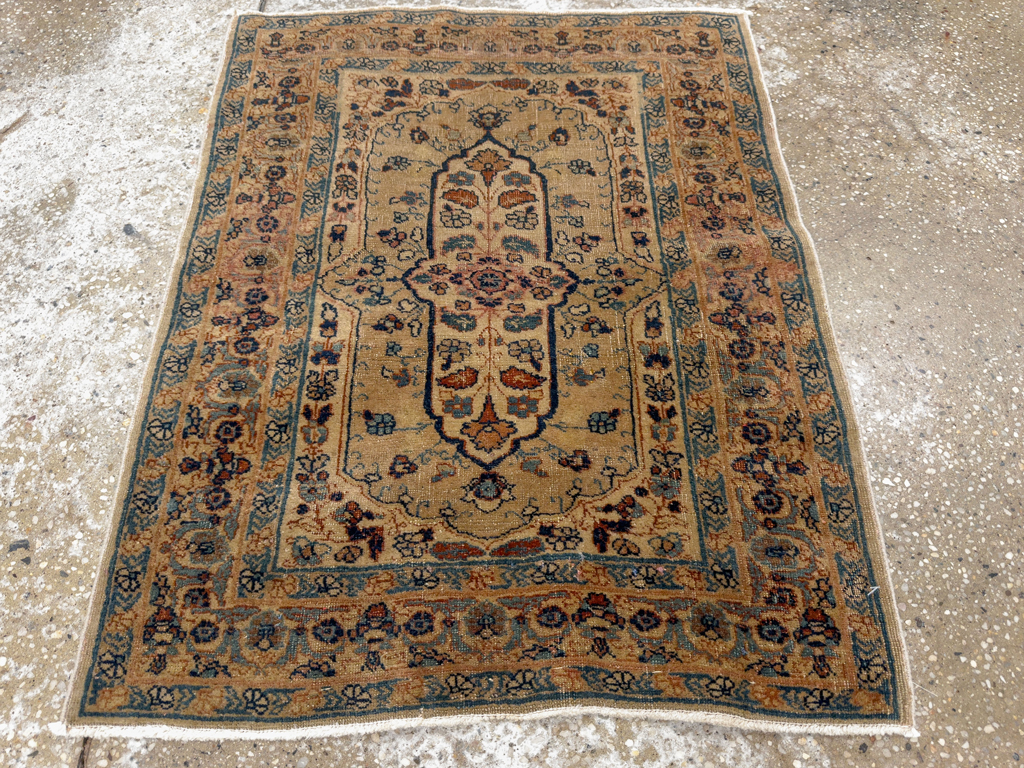 Antique Persian Tabriz Hagi Jalili Rug, No.27813 - Galerie Shabab