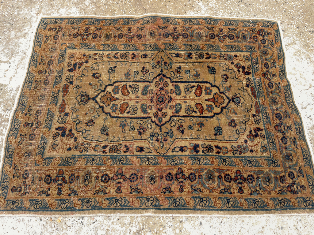 Antique Persian Tabriz Hagi Jalili Rug, No.27813 - Galerie Shabab