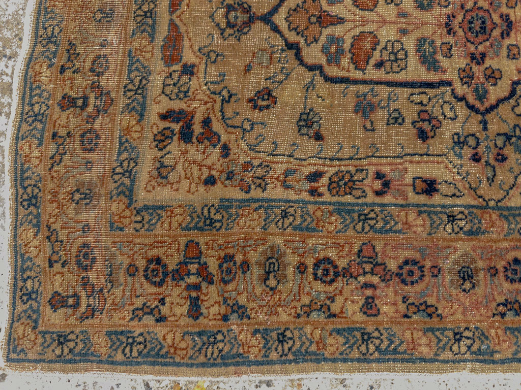 Antique Persian Tabriz Hagi Jalili Rug, No.27813 - Galerie Shabab