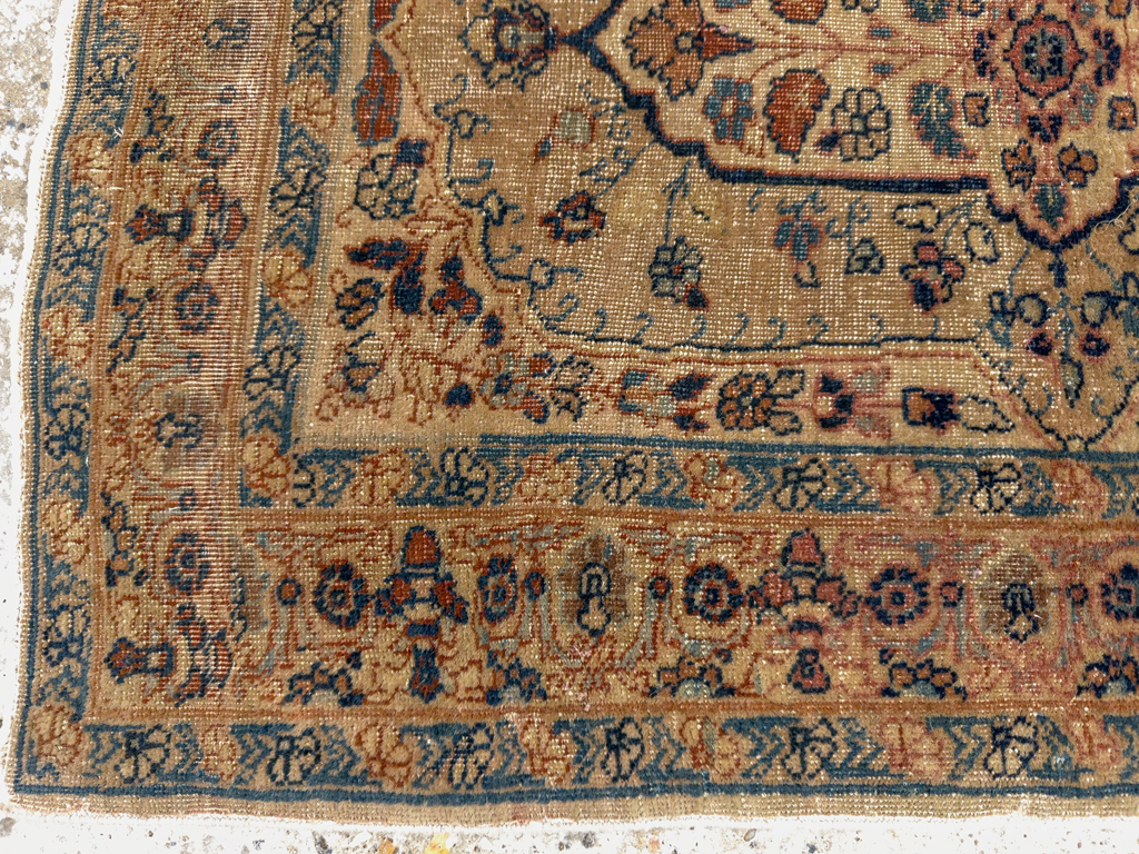 Antique Persian Tabriz Hagi Jalili Rug, No.27813 - Galerie Shabab