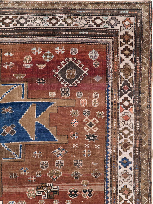 Vintage  Caucasian Kazak Rug, No.27814 - Galerie Shabab