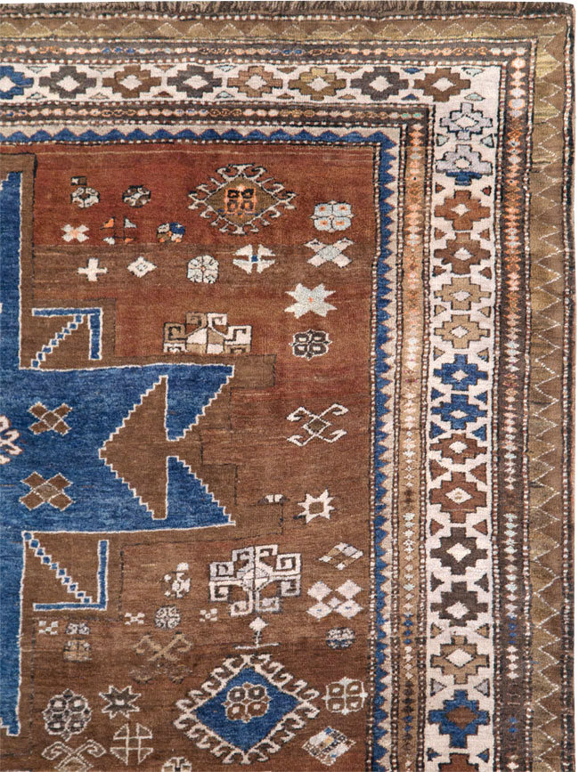 Vintage  Caucasian Kazak Rug, No.27814 - Galerie Shabab