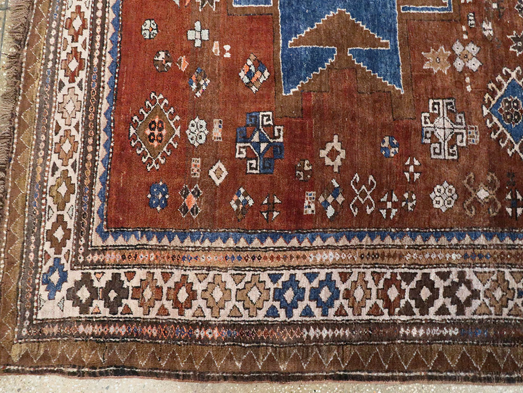 Vintage  Caucasian Kazak Rug, No.27814 - Galerie Shabab