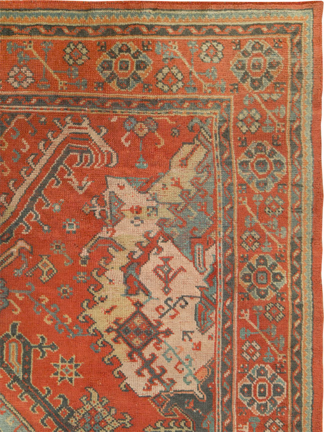 Antique Turkish Oushak Rug, No.27815 - Galerie Shabab
