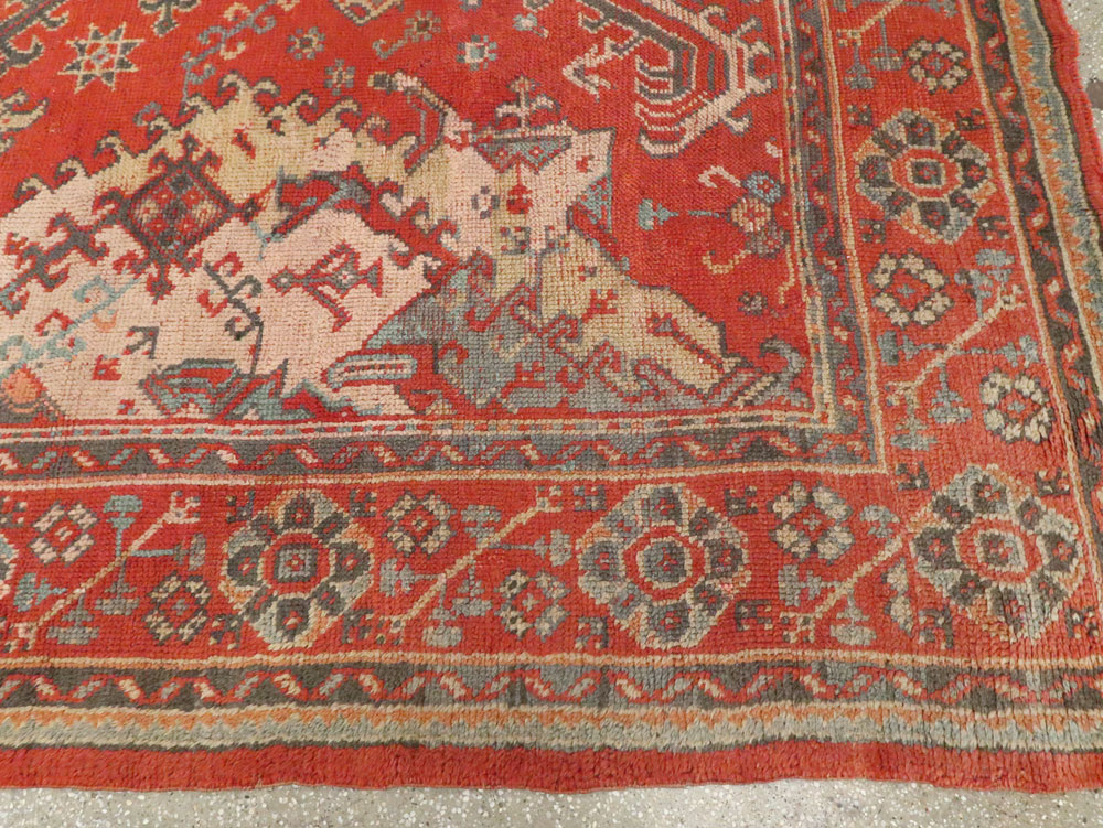 Antique Turkish Oushak Rug, No.27815 - Galerie Shabab