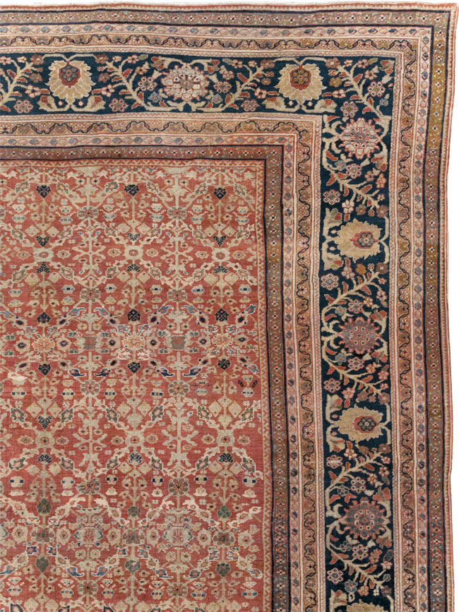 Antique Persian Mahal Oversize Carpet, No.27816 - Galerie Shabab