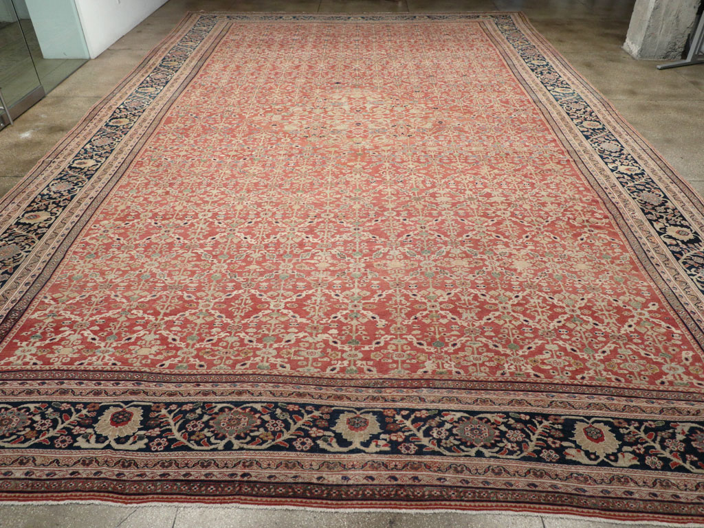 Antique Persian Mahal Oversize Carpet, No.27816 - Galerie Shabab