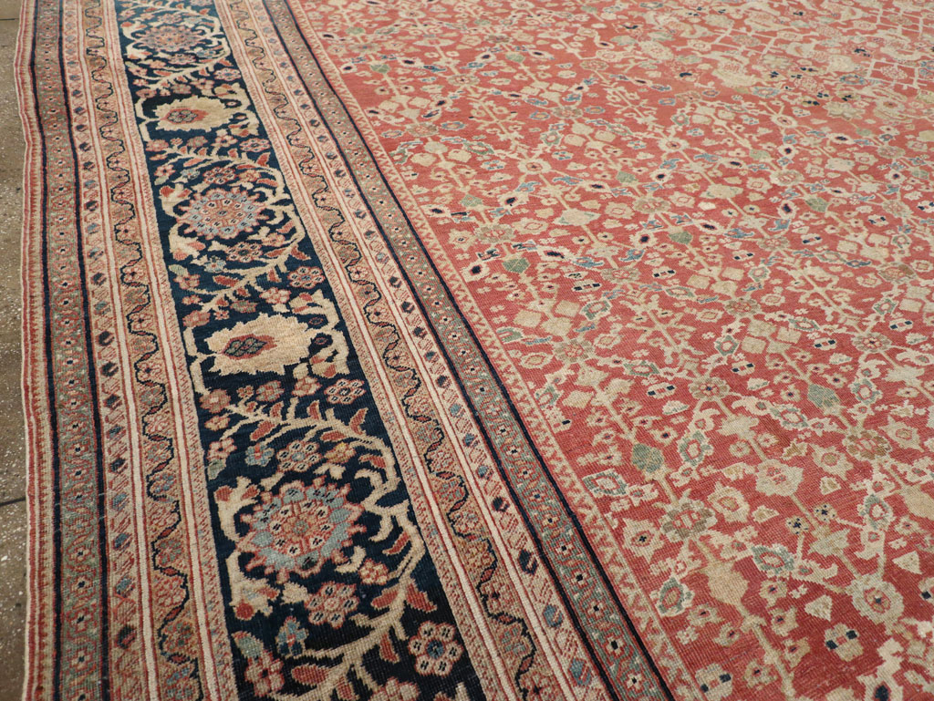 Antique Persian Mahal Oversize Carpet, No.27816 - Galerie Shabab