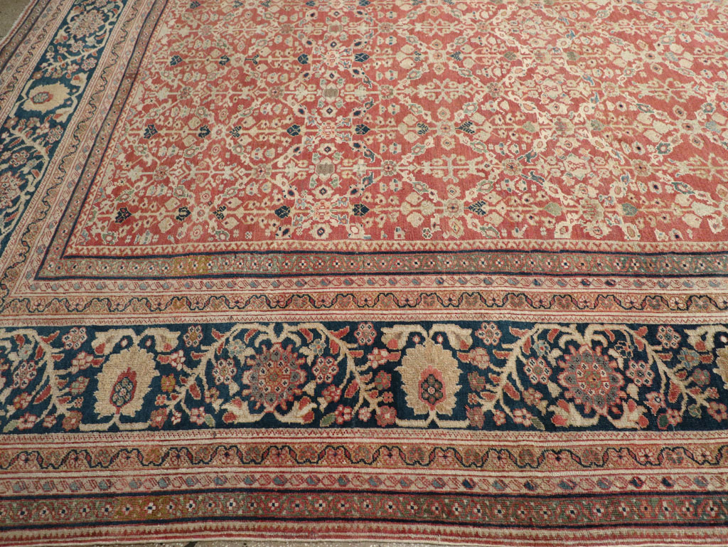 Antique Persian Mahal Oversize Carpet, No.27816 - Galerie Shabab