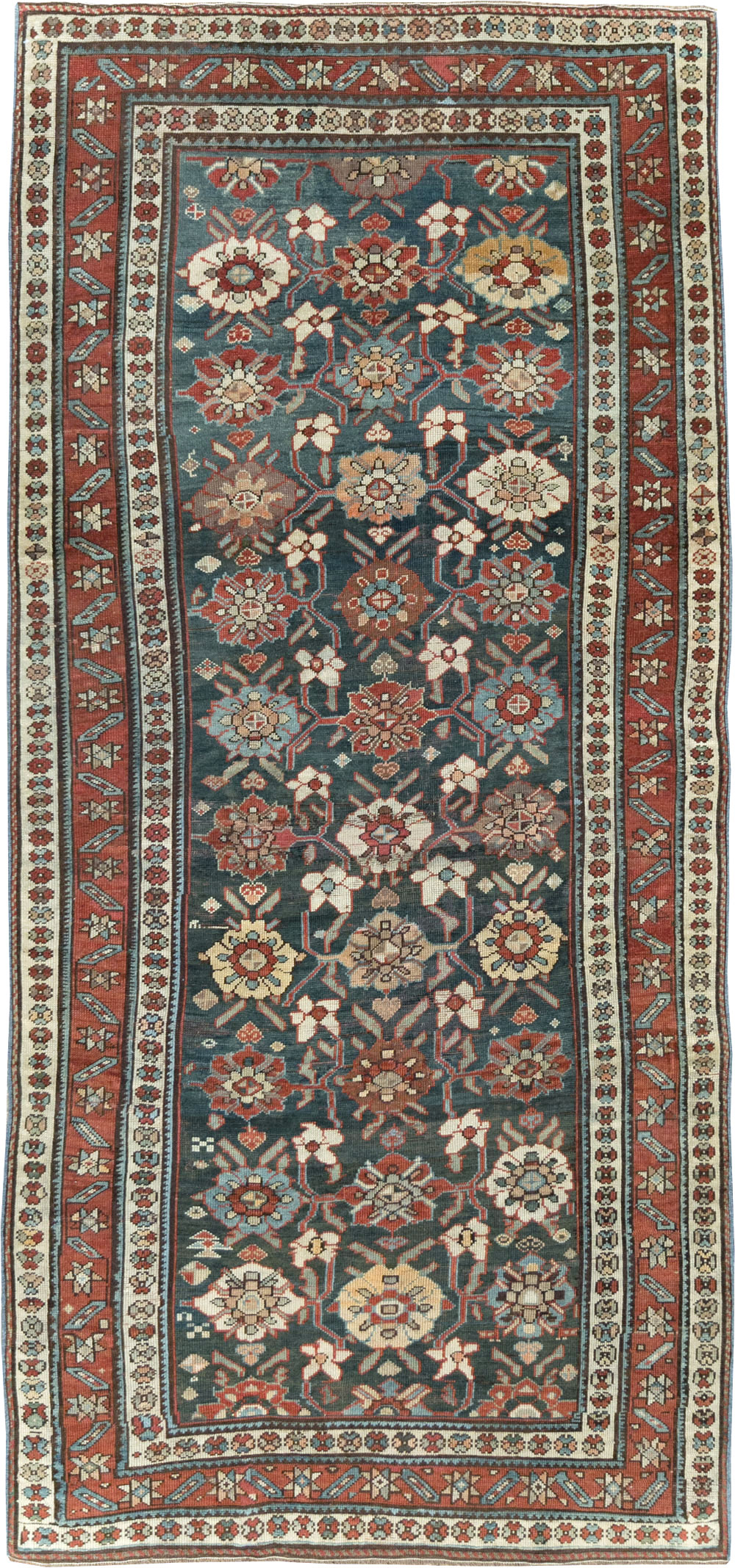 Antique Persian Kurd Gallery Rug, No.27820 - Galerie Shabab