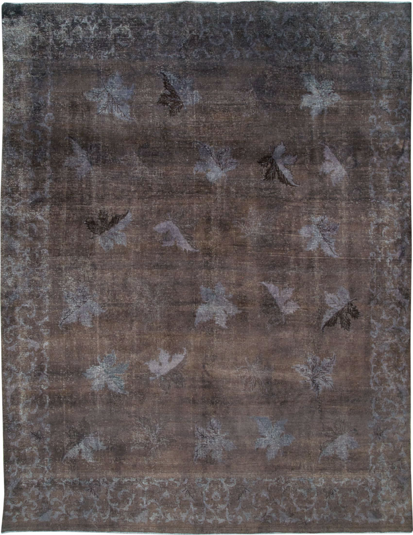 Vintage Persian Mashad Carpet, No.27821 - Galerie Shabab