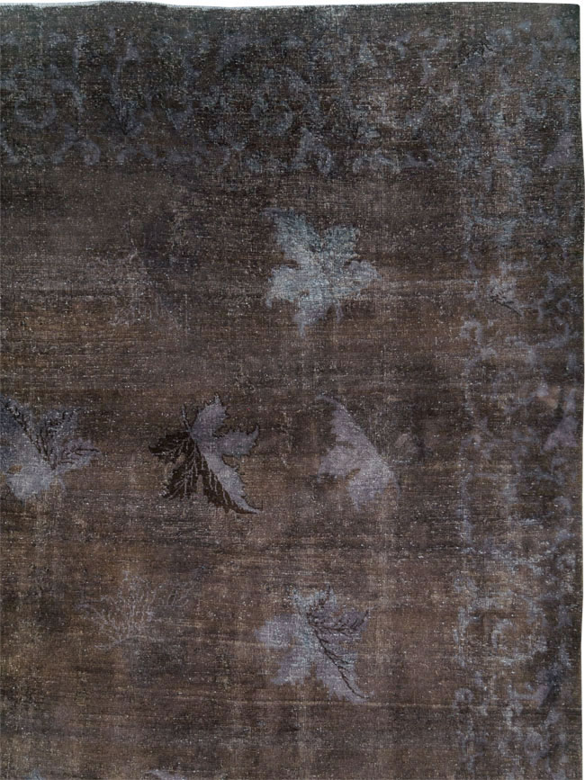 Vintage Persian Mashad Carpet, No.27821 - Galerie Shabab