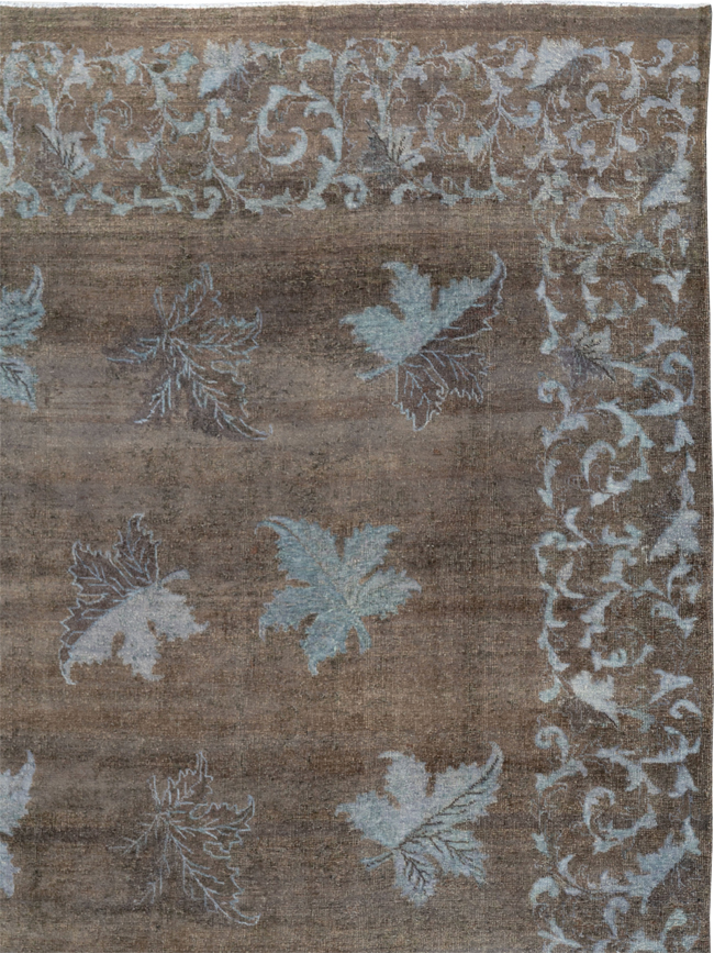 Vintage Persian Room Size Carpet, No.27821 - Galerie Shabab