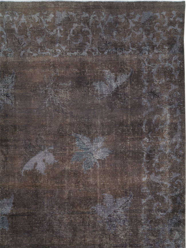 Vintage Persian Mashad Carpet, No.27821 - Galerie Shabab