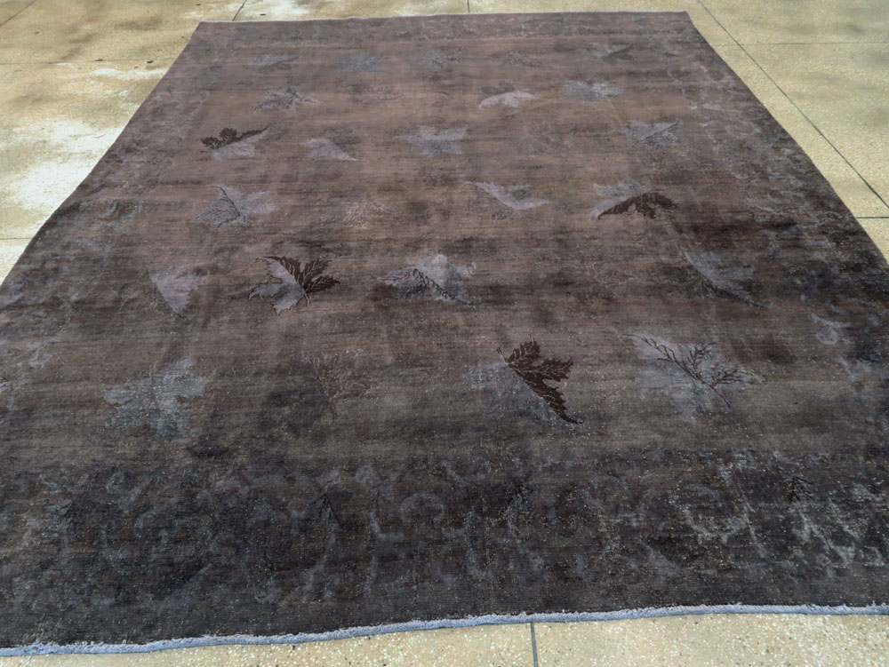 Vintage Persian Mashad Carpet, No.27821 - Galerie Shabab