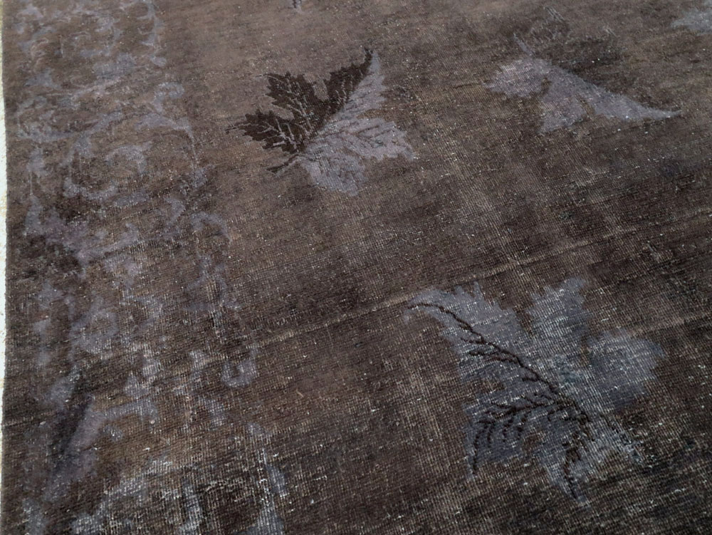 Vintage Persian Mashad Carpet, No.27821 - Galerie Shabab