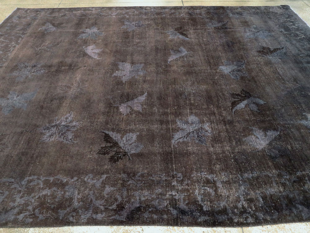 Vintage Persian Mashad Carpet, No.27821 - Galerie Shabab