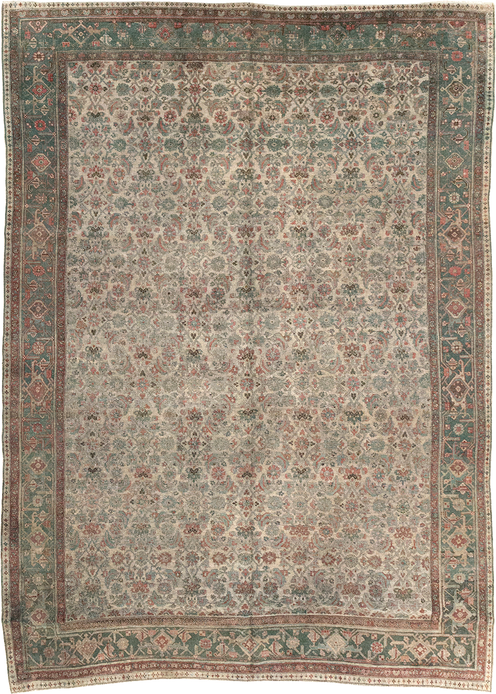 Antique Persian Bidjar Small Room Size Carpet, No.27827 - Galerie Shabab