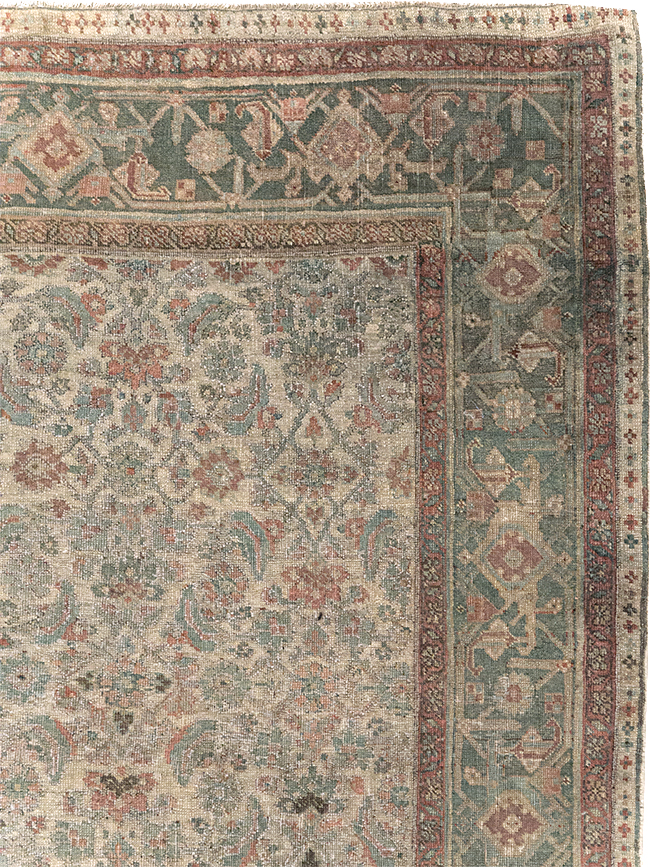 Antique Persian Bidjar Small Room Size Carpet, No.27827 - Galerie Shabab