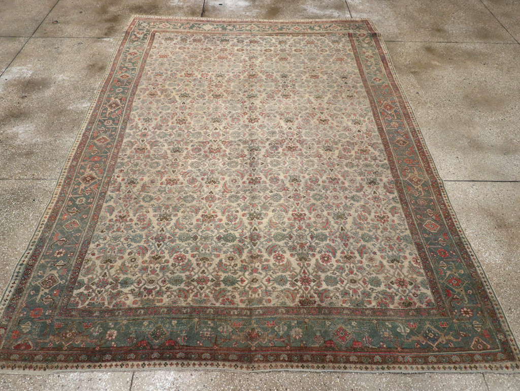 Antique Persian Bidjar Small Room Size Carpet, No.27827 - Galerie Shabab