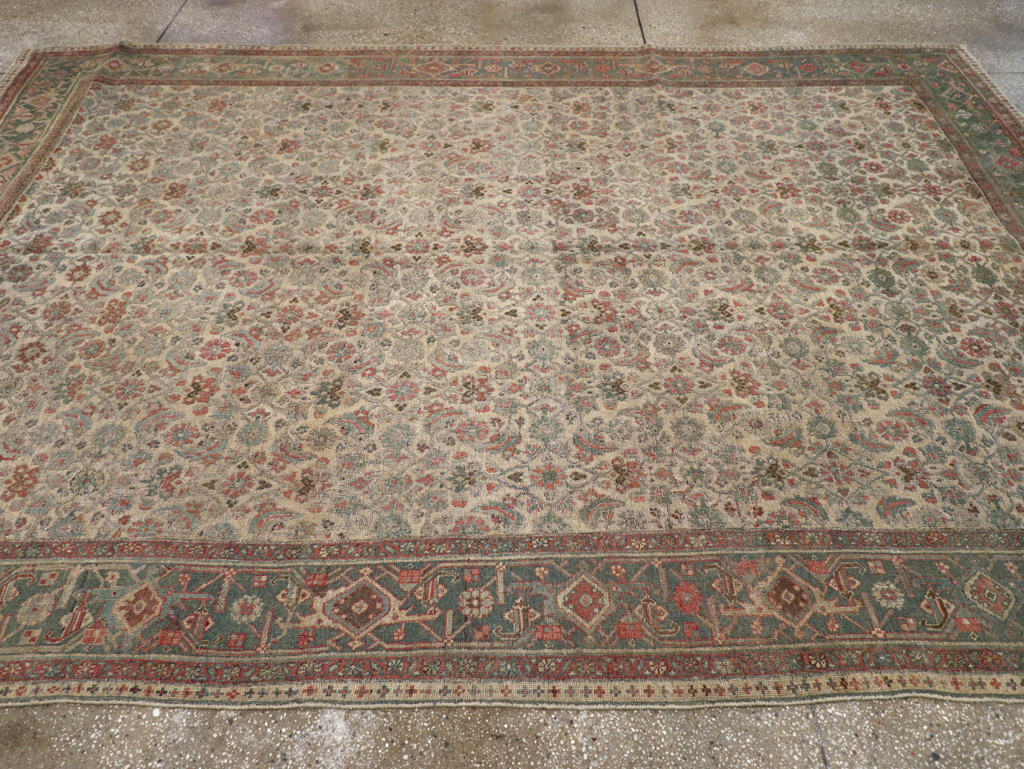 Antique Persian Bidjar Small Room Size Carpet, No.27827 - Galerie Shabab
