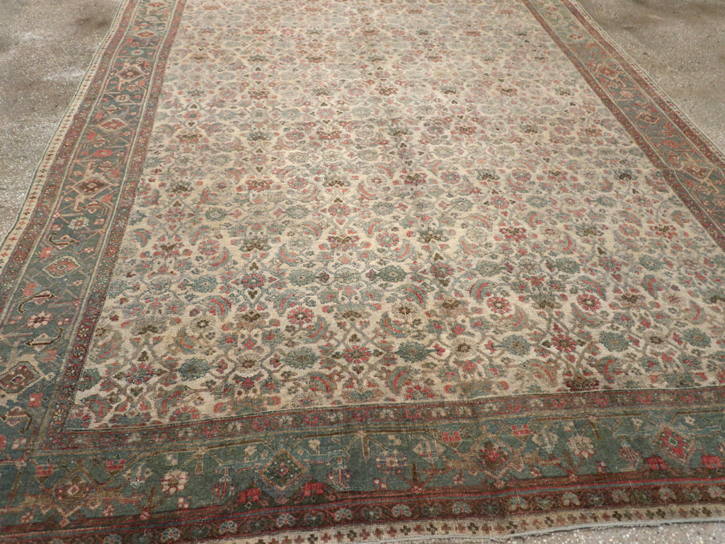 Antique Persian Bidjar Small Room Size Carpet, No.27827 - Galerie Shabab