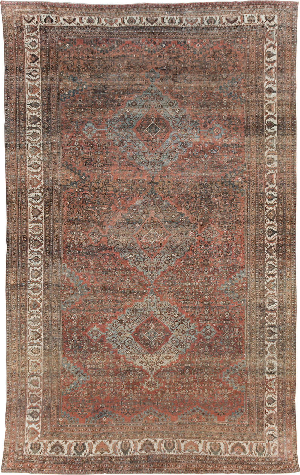 Antique Persian Shiraz Carpet, No.27830 - Galerie Shabab