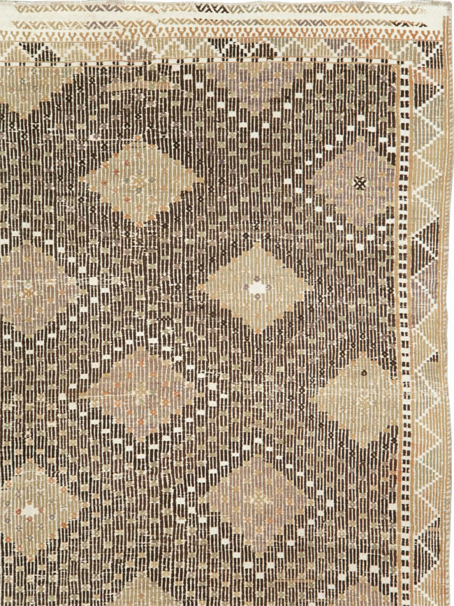 Vintage Turkish Flatweave Kilim Rug, No.27836 - Galerie Shabab