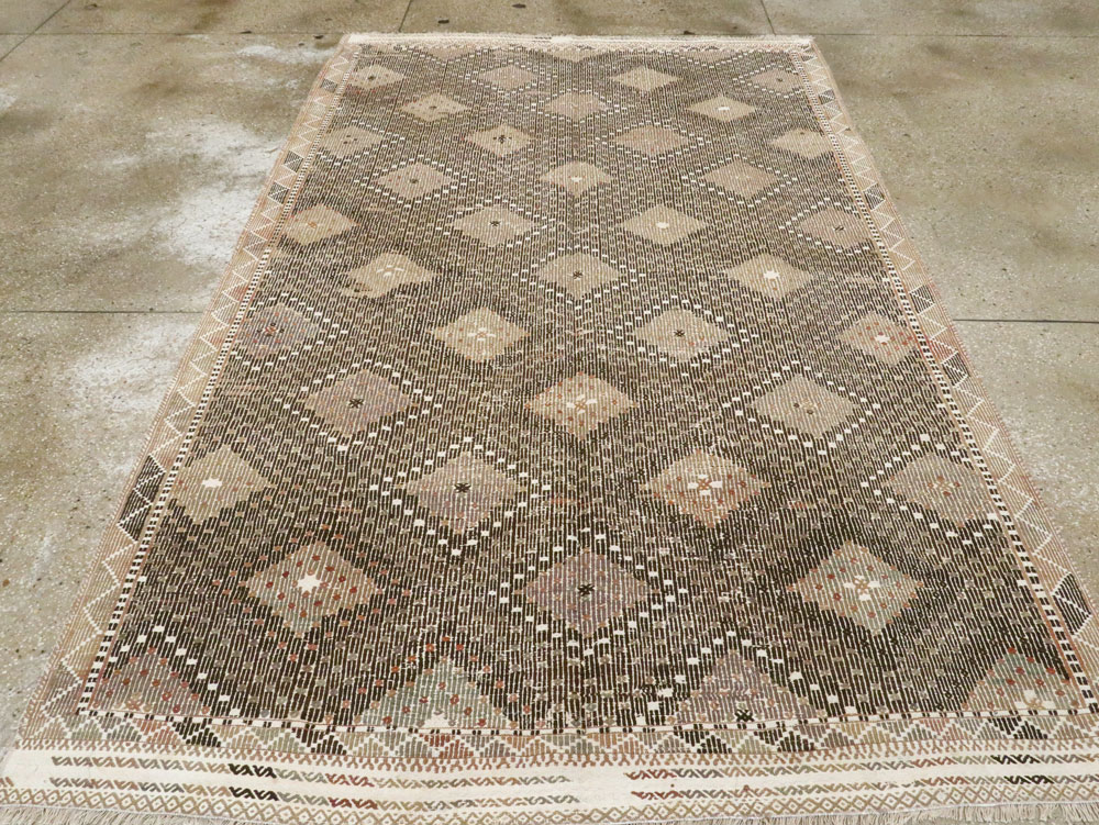 Vintage Turkish Flatweave Kilim Rug, No.27836 - Galerie Shabab