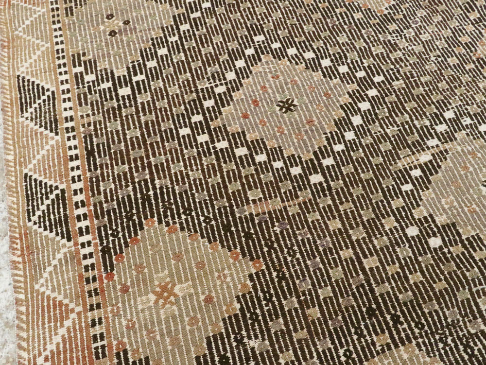 Vintage Turkish Flatweave Kilim Rug, No.27836 - Galerie Shabab