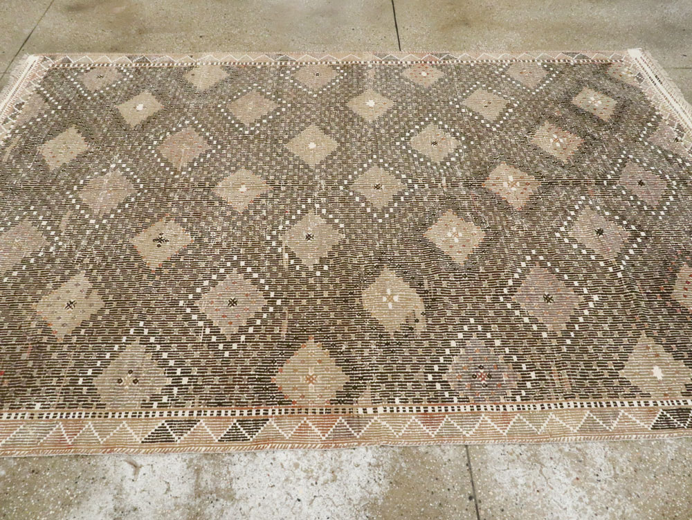 Vintage Turkish Flatweave Kilim Rug, No.27836 - Galerie Shabab