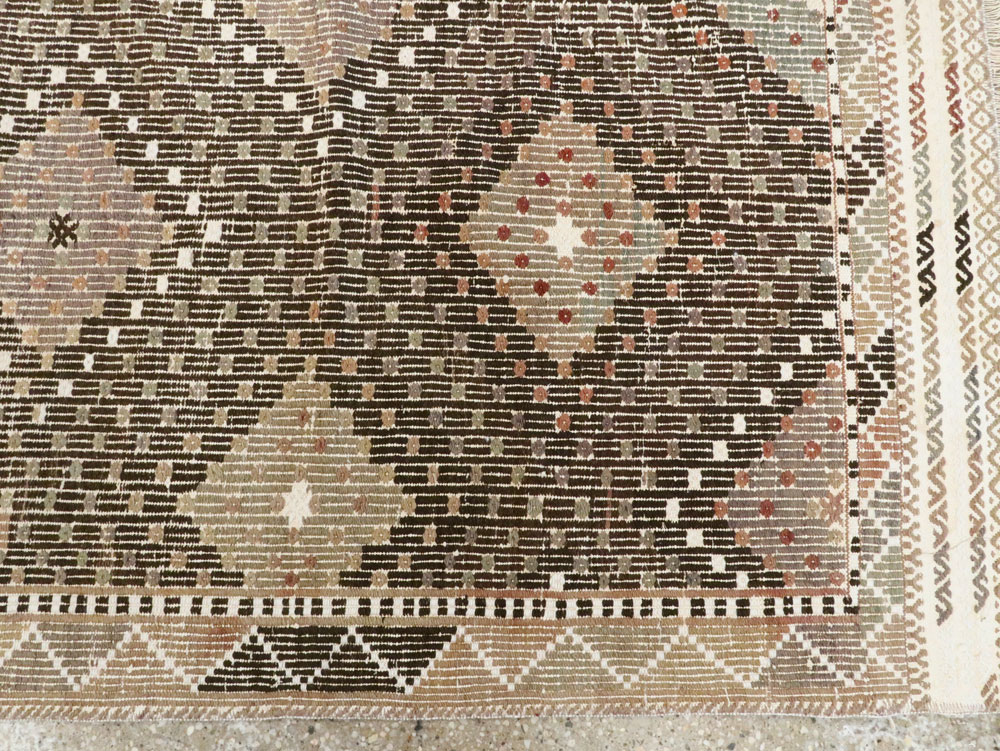Vintage Turkish Flatweave Kilim Rug, No.27836 - Galerie Shabab
