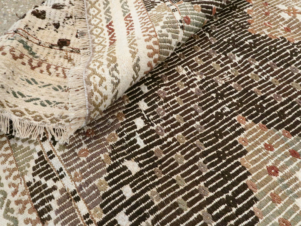 Vintage Turkish Flatweave Kilim Rug, No.27836 - Galerie Shabab