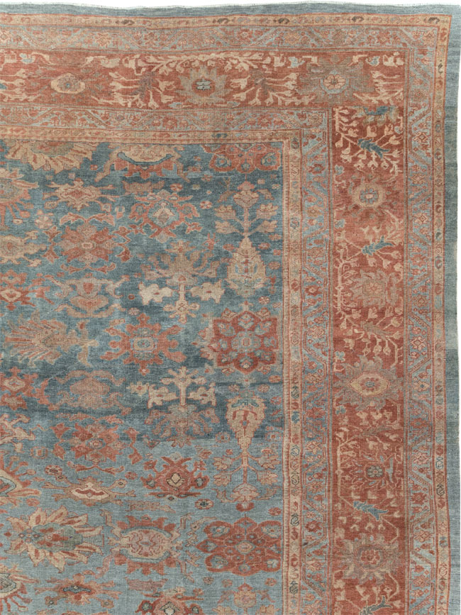 Antique Persian Mahal Oversize Carpet, No.27838 - Galerie Shabab