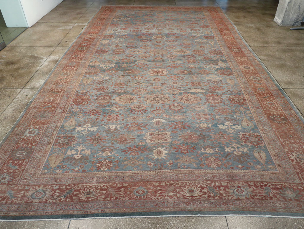 Antique Persian Mahal Oversize Carpet, No.27838 - Galerie Shabab