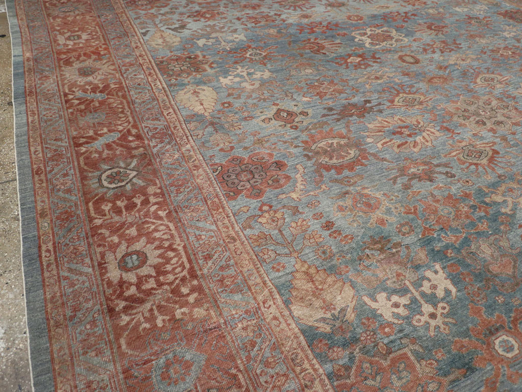 Antique Persian Mahal Oversize Carpet, No.27838 - Galerie Shabab