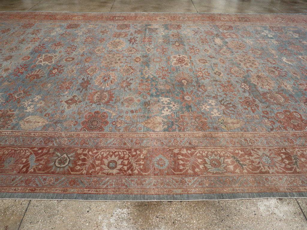 Antique Persian Mahal Oversize Carpet, No.27838 - Galerie Shabab