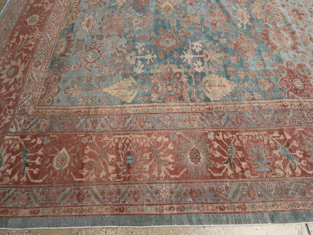 Antique Persian Mahal Oversize Carpet, No.27838 - Galerie Shabab