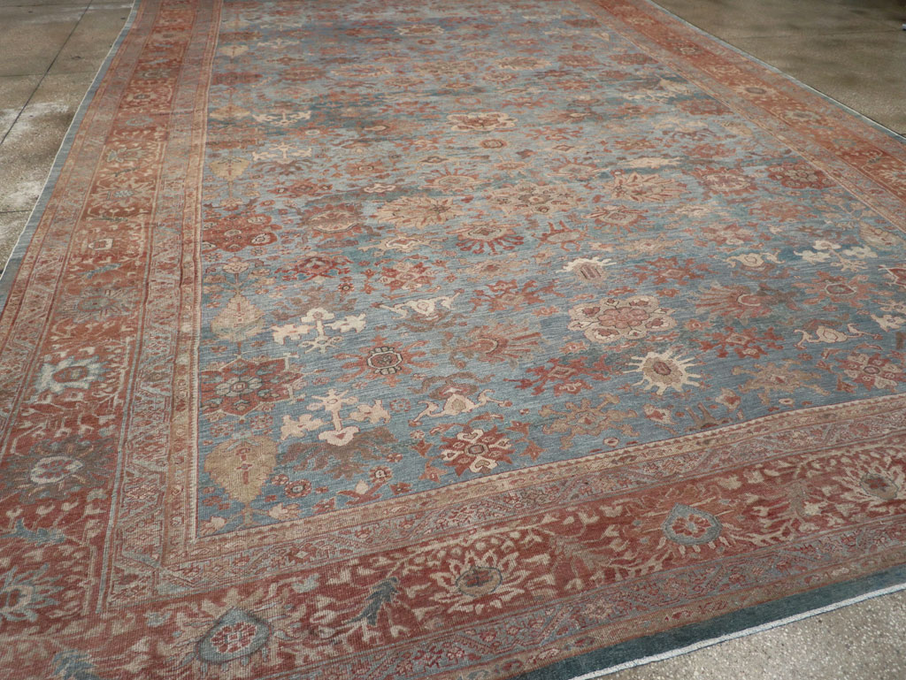 Antique Persian Mahal Oversize Carpet, No.27838 - Galerie Shabab