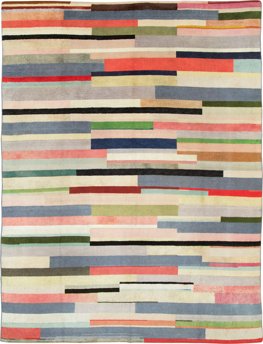 Vintage French Art Deco Carpet, No.27845 - Galerie Shabab